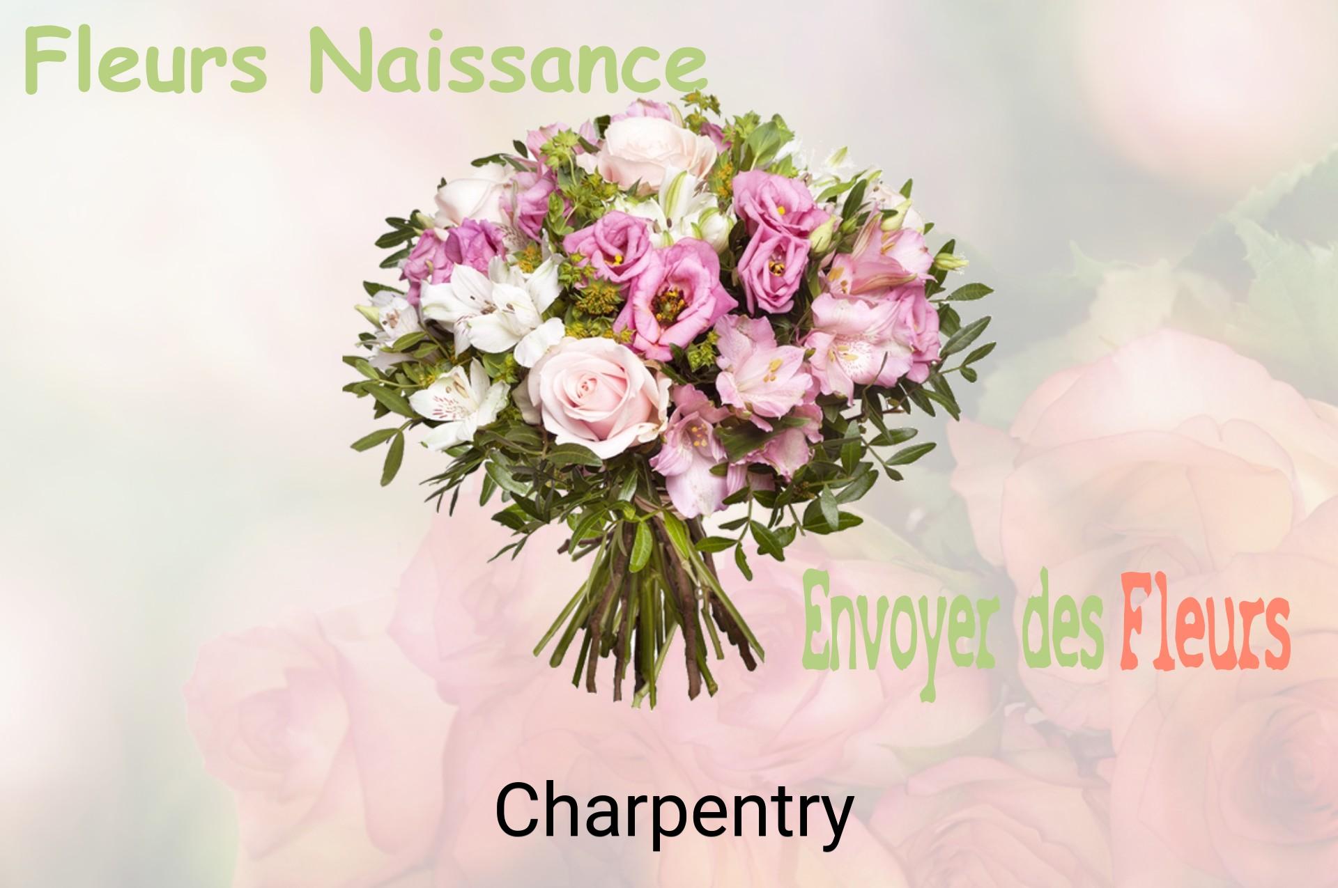 Bouquet de fleurs de naissance livré à Charpentry